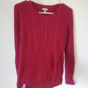 Croft & Barrow Burgundy Sweater